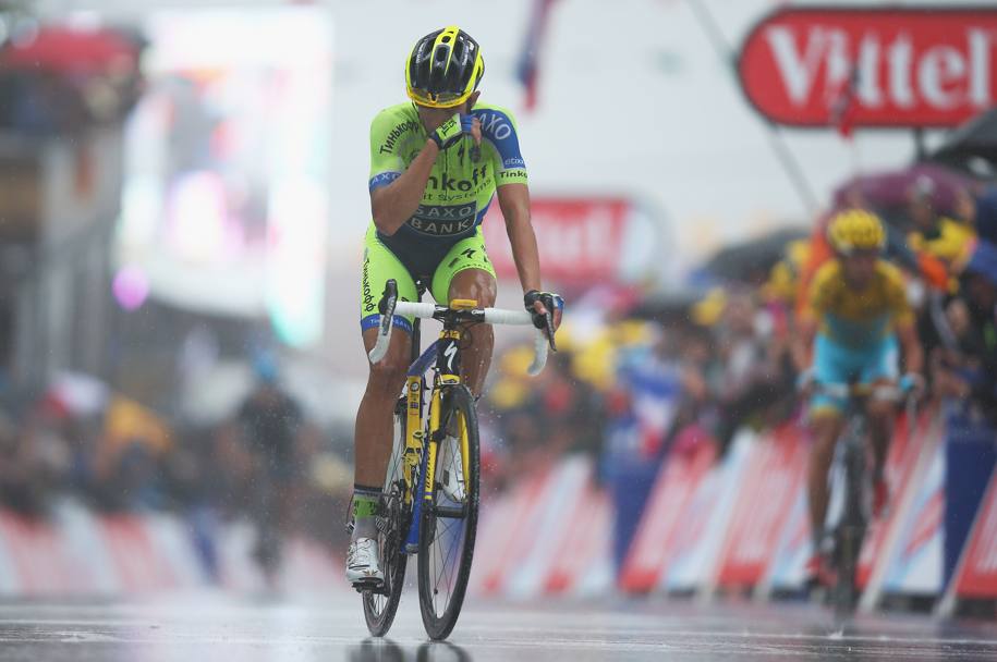 Contador arriva secondo, Nibali terzo. Il capitano Astana cede 3